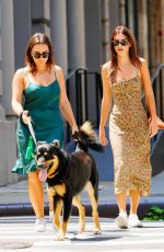 EMILY RATAJKOWSKI Out with Her Dog in New York 07/25/2020