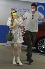 EMMA ROBERTS and Garret Hedlund Out in Los Angeles 07/06/2020