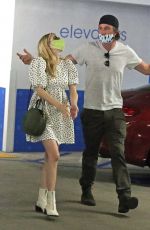 EMMA ROBERTS and Garret Hedlund Out in Los Angeles 07/06/2020