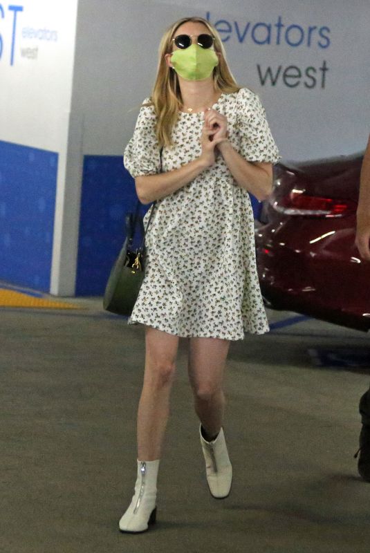 EMMA ROBERTS and Garret Hedlund Out in Los Angeles 07/06/2020