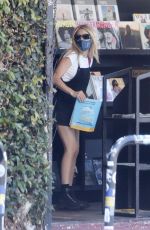 EMMA ROBERTS at a Newsstand in Los Feliz 07/18/2020