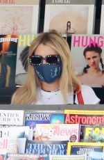 EMMA ROBERTS at a Newsstand in Los Feliz 07/18/2020