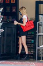 EMMA ROBERTS at a Newsstand in Los Feliz 07/18/2020