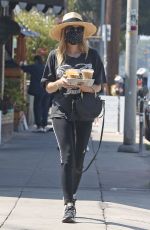 EMMA ROBERTS Out for Coffee in Los Angeles 07/05/2020