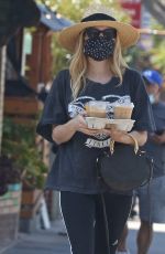 EMMA ROBERTS Out for Coffee in Los Angeles 07/05/2020