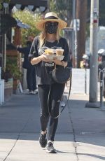 EMMA ROBERTS Out for Coffee in Los Angeles 07/05/2020