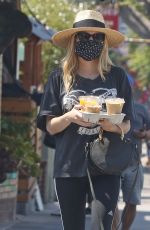 EMMA ROBERTS Out for Coffee in Los Angeles 07/05/2020