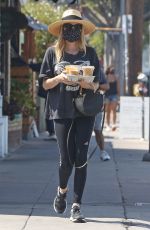EMMA ROBERTS Out for Coffee in Los Angeles 07/05/2020