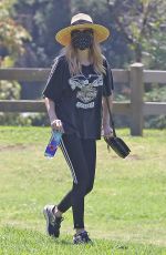 EMMA ROBERTS Out for Coffee in Los Angeles 07/05/2020