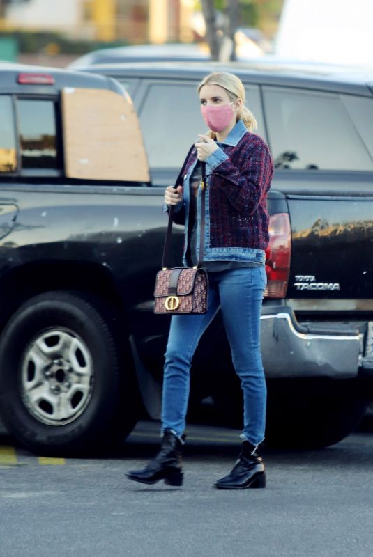 EMMA ROBERTS Out in Los Angeles 07/23/2020