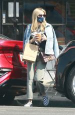 EMMA ROBERTS Out Shopping in Los Angeles 07/22/2020