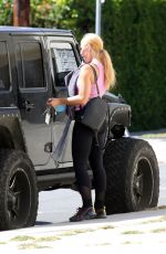 EMMA SLATER Leaves a Gym in Los Angeles 07/03/2020