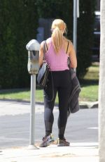 EMMA SLATER Leaves a Gym in Los Angeles 07/03/2020