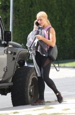 EMMA SLATER Leaves a Gym in Los Angeles 07/03/2020