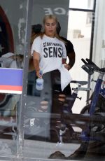 EMMA SLATER Workout at a Gym in Los Angeles 07/01/2020