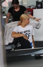 EMMA SLATER Workout at a Gym in Los Angeles 07/01/2020