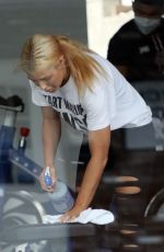 EMMA SLATER Workout at a Gym in Los Angeles 07/01/2020