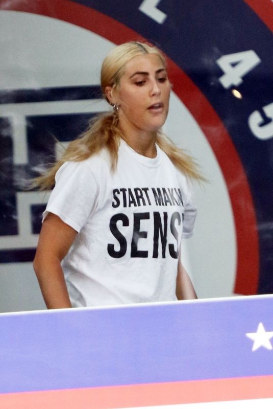 EMMA SLATER Workout at a Gym in Los Angeles 07/01/2020