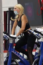 EMMA SLATER Workout at F45 in Studio Ciity 07/08/2020