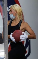 EMMA SLATER Workout at F45 in Studio Ciity 07/08/2020