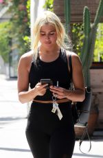 EMMA SLATER Workout at F45 in Studio Ciity 07/08/2020