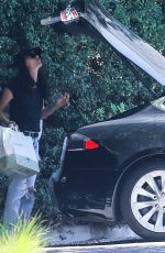 EMMY ROSSUM Arrives at Her Home in Beverly Hills 07/16/2020