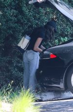 EMMY ROSSUM Arrives at Her Home in Beverly Hills 07/16/2020