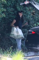 EMMY ROSSUM Arrives at Her Home in Beverly Hills 07/16/2020