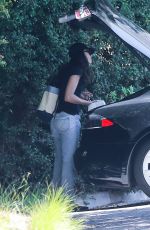 EMMY ROSSUM Arrives at Her Home in Beverly Hills 07/16/2020
