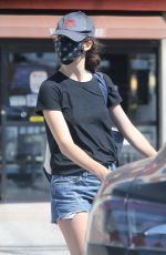 EMMY ROSSUM in Denim SHorts Leaves Snyder Diamond in Santa Monica 07/03/2020