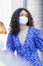 EMMY ROSSUM Wearing a Mask Out in Beverly Hills 07/21/2020