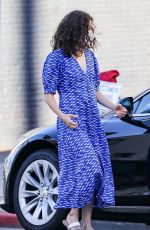 EMMY ROSSUM Wearing a Mask Out in Beverly Hills 07/21/2020