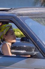 EVA MENDES and Ryan Gosling Out Driving in Los Angeles 07/11/2020