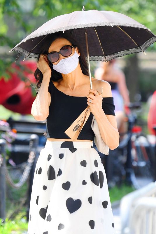FAMKE JANSSEN Out and About in New York 07/16/2020