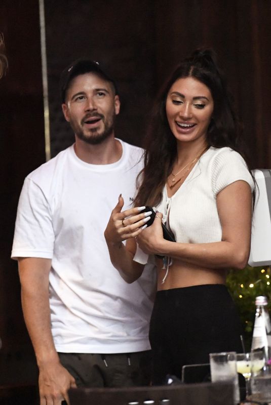 FRANCESCA FARAGO and Vinny Guadagnino Out for Dinner in New York 07/13/2020