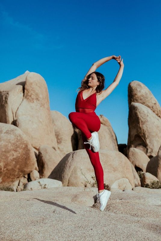 GEORGIA BRYAN at a Photoshoot in Desert, June 2020