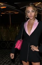 GEORGIA HARRISON Out for Dinner in London 07/10/2020