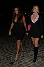GEORGIA HARRISON Out for Dinner in London 07/10/2020