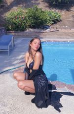 HALEY PULLOS at a Pool - Instagram Photos 06/30/2020
