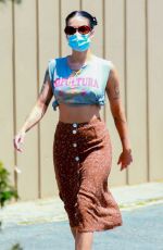 HALSEY at a Yacht with Friends in Marina Del Rey 07/21/2020
