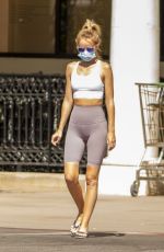 HAYLEY ROBERTS Out Shopping in Calabasas 07/28/2020