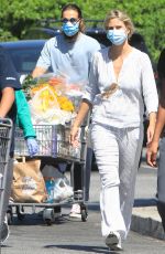 HEIDI KLUM and Tom Kaulitz Out Shopping in Los Angeles 07/07/2020