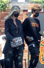 HEIDI KLUM and Tom Kaulitz Shopping at Maxfield 07/22/2020