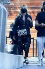 HEIDI KLUM and Tom Kaulitz Shopping at Maxfield 07/22/2020
