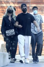 HEIDI KLUM and Tom Kaulitz Shopping at Maxfield 07/22/2020