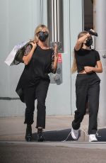 HEIDI KLUM Out Shopping on Rodeo Drive in Beverly Hills 07/24/2020