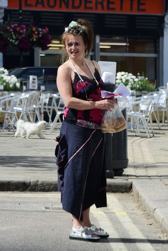 HELENA BONHAM CARTER and Rye Dag Holmboe Out in London 07/23/2020