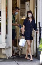 HELENA CHRISTENSEN Getting Take-out in New York 07/13/2020