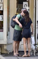 HELENA CHRISTENSEN Getting Take-out in New York 07/13/2020