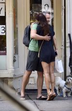 HELENA CHRISTENSEN Getting Take-out in New York 07/13/2020